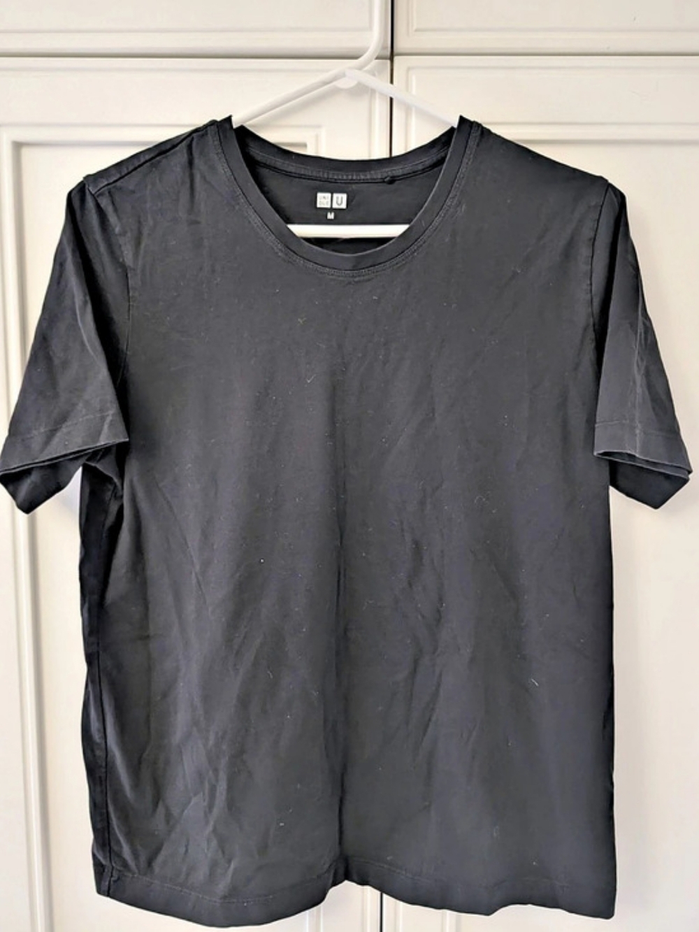 Uniqlo U Crew Neck Short Sleeve T-Shirt Black Medium